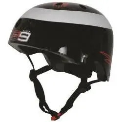 KIDDIMOTO helmet Black-White klein