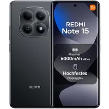 Xiaomi Redmi Note 15 4G 8 GB RAM 256 GB Black