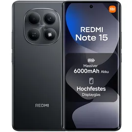 Xiaomi Redmi Note 15 4G 8 GB RAM 256 GB Black