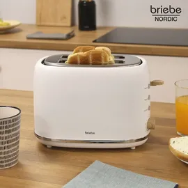 Briebe TA1166WHT 6 Toast Stufen Weiß