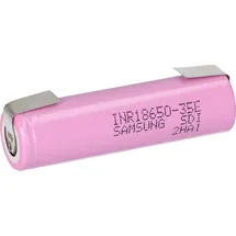 Samsung INR18650-35E 3500mAh 3,7V 18650 Akku mit U Lötfahne