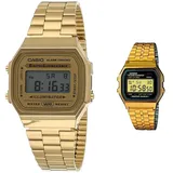 Casio Collection Unisex Retro Armbanduhr A168WG-9EF & Collection Unisex-Armbanduhr A159WGEA 1EF