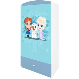 99rooms Dreams Motiv VIII Kleiderschrank Weiß Hellblau