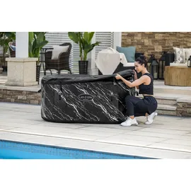 BESTWAY FortiFiber Eisbad Glacial Dip 152 x 92 x 71 cm Grau