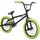 chilliz BMX Freestyle 20 Zoll XB.01 schwarz-grün Kinder, Erwachsene V-Brake 360° Rotor - schwarz,