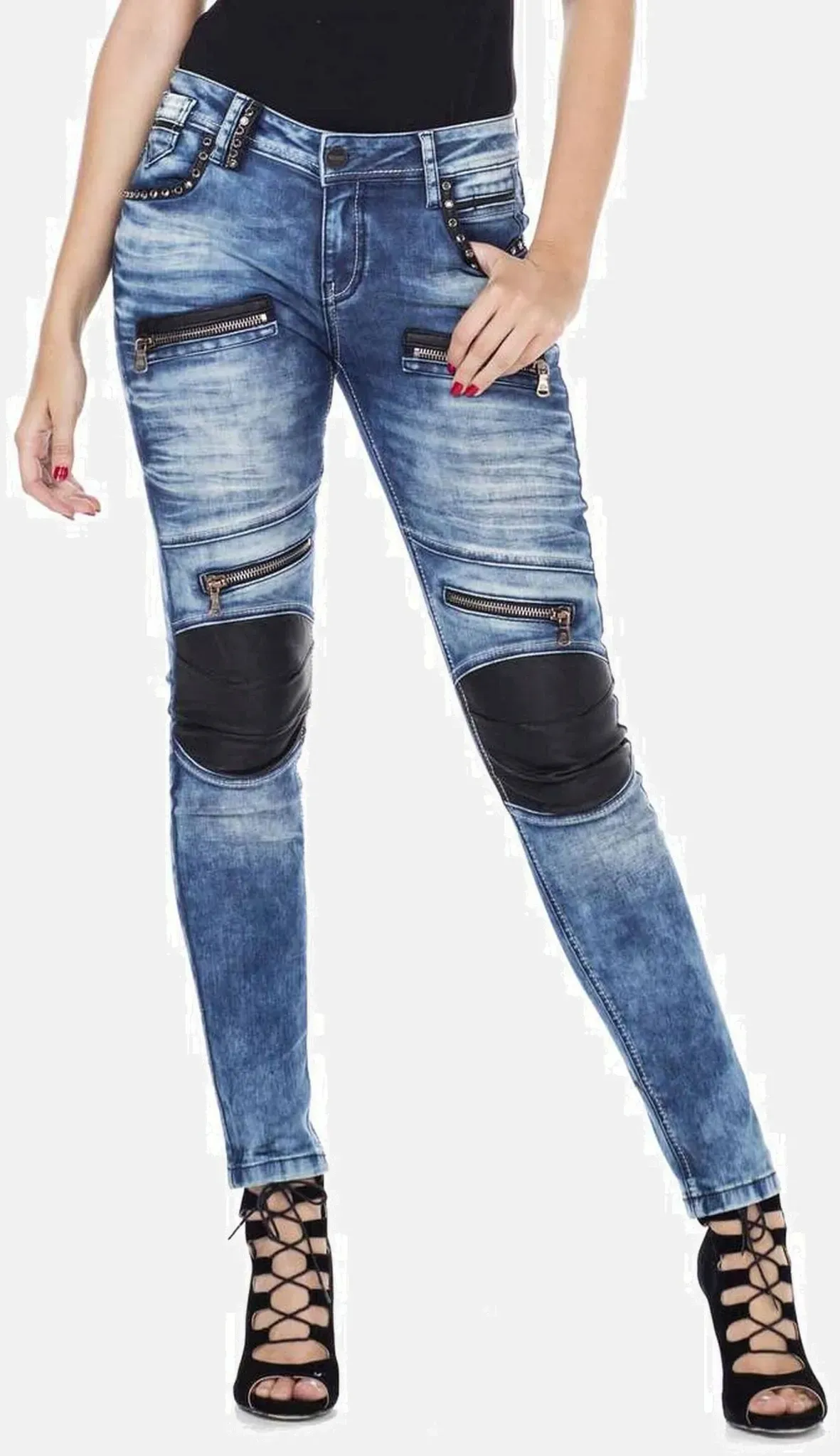Skinny-fit-Jeans CIPO & BAXX 