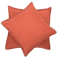 David Fussenegger Kissenbezug Terracotta Dekokissen aus Baumwolle flauschig weich,