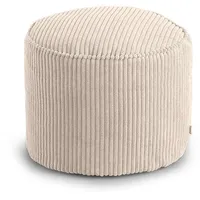 gutekissen Gutekissen® Kinder Sitzsack „Miki“ - Bequem, Montessori Sitzkissen für Kinderzimmer (Beige, Ø 40 cm)