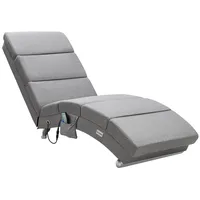 CASARIA Relaxliege London Massage Heizfunktion Ergonomisch Gepolstert 180kg Belastbarkeit Wohnzimmer Innen Chaiselongue Relaxsesse...