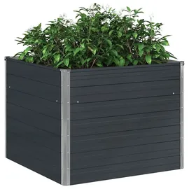 vidaXL Garten-Hochbeet verzinkter Stahl 100 x 100 x 77 cm Anthrazit