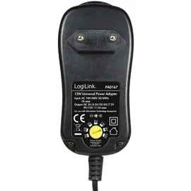 Logilink Universalnetzteil 12W Schwarz