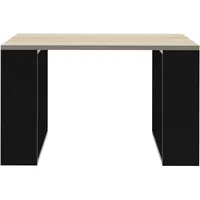 ML-Design Couchtisch Kaffeetisch Beistelltisch Schwarz Eichenoptik