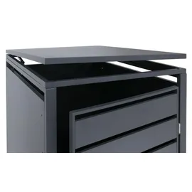 MCW Mülltonnenverkleidung MCW-Q75 116 x 68 x 89 cm grau