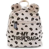 Childhome Kinderrucksack My First Bag Canvasstoff Leopardmotiv
