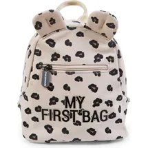 Childhome Kinderrucksack My First Bag Canvasstoff Leopardmotiv