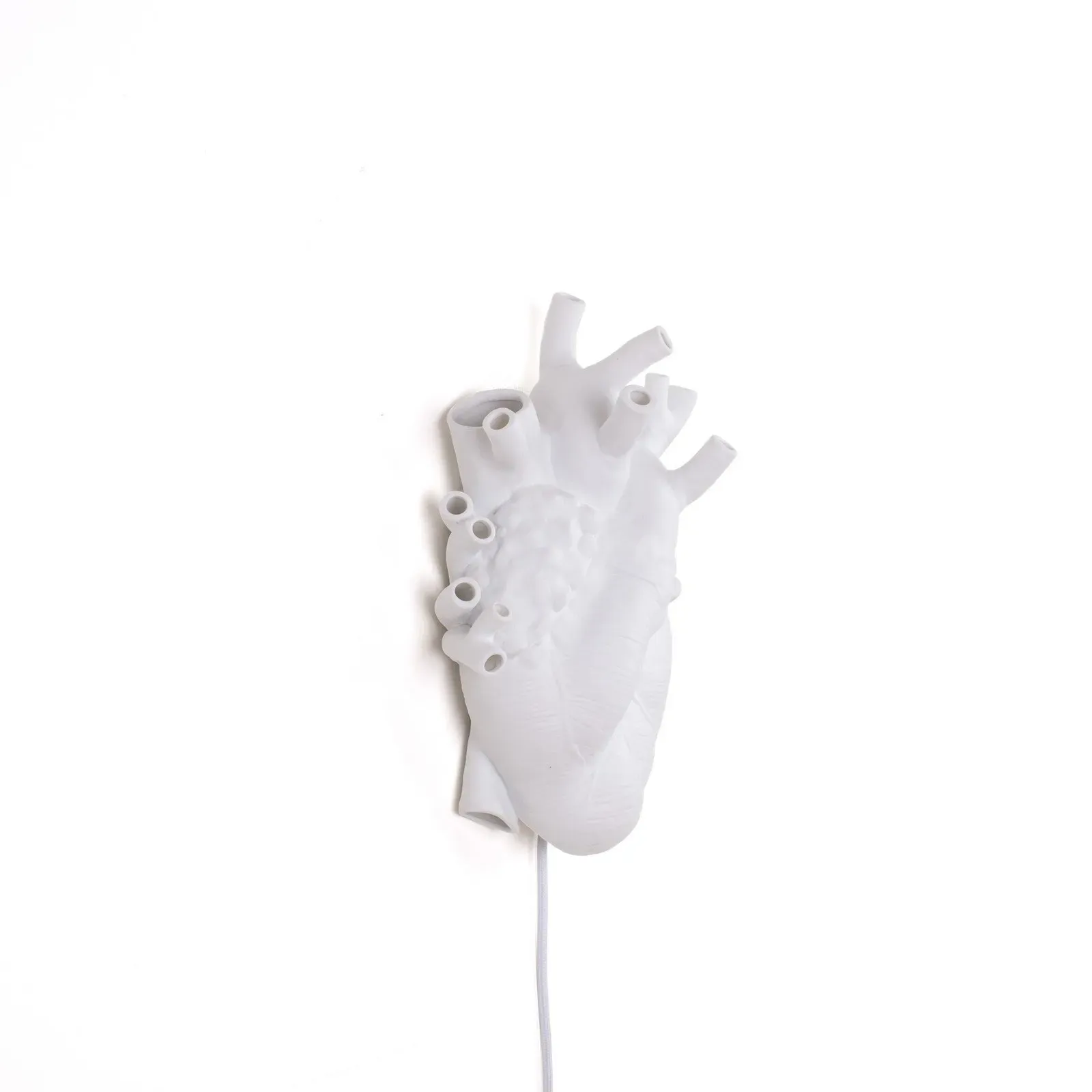 Wandleuchte SELETTI, Heart Lamp, Weiß, für Wohnzimmer, Keramik, Design - 22 - 32