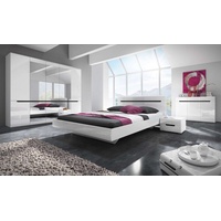 Stylefy Schlafzimmer-Set Arest, (Set (4-St), Komplett Schlafzimmer), stellbar weiß