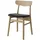 Hammel Furniture Esszimmerstuhl Mosbøl Leder schwarz