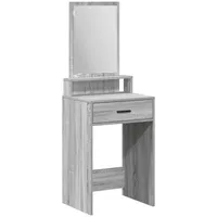 VidaXL Schminktisch mit Schubladen Grau Sonoma 50x41x140 cm