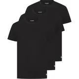 G-Star T-Shirt 3er Pack - COVE, Rundhals, einfarbig schwarz, L,