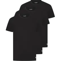 G-Star T-Shirt 3er Pack - COVE, Rundhals, einfarbig schwarz, L,