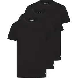 G-Star T-Shirt 3er Pack - COVE, Rundhals, einfarbig schwarz, L,