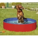 Karlie Doggy Pool Hundepool - Blue / Red - 120x30 cm