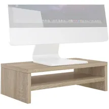 CARO-Möbel Monitorständer 42 x 13 x 23 cm Sonoma Eiche