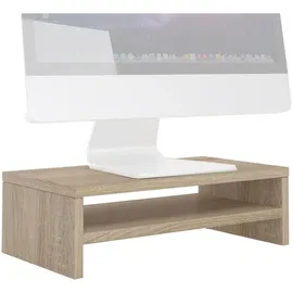 CARO-Möbel Monitorständer 42 x 13 x 23 cm Sonoma Eiche