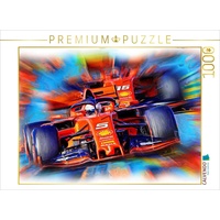 Calvendo Puzzle Sebastian Vettel und Sein Teamkollege Charles Leclerc