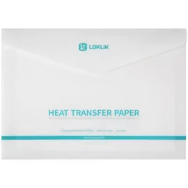 loklik Transferpapierbogen 8er-Pack Transferblätter Weiß