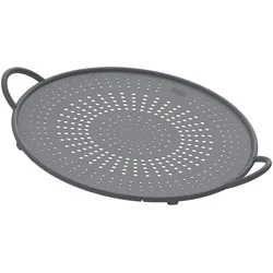 KUHN RIKON Spritzschutz Silikon gelocht 30 cm grau Spritzschutzdeckel