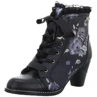LAURA VITA Schnürstiefeletten für Damen, schwarz, Gr. 36 EU