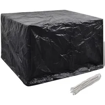 vidaXL Gartenmöbel-Abdeckung 135 x 135 x 90 cm Schwarz
