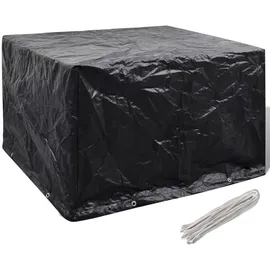vidaXL Gartenmöbel-Abdeckung 135 x 135 x 90 cm Schwarz