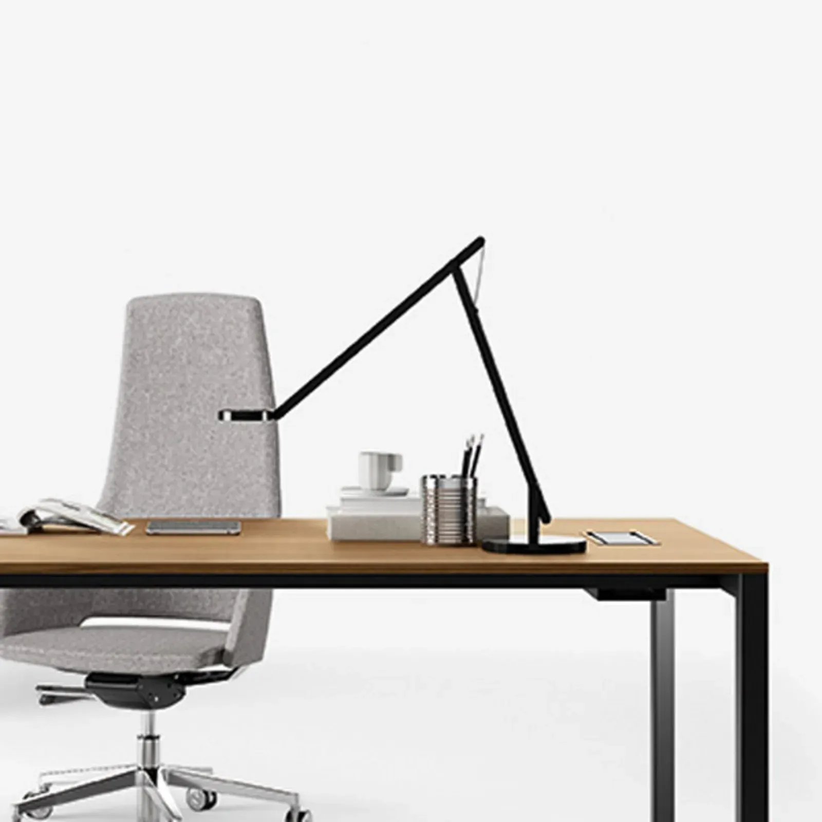 Tischleuchte Rotaliana, String T1 DTW, dimmbar, Schwarz, für Arbeitszimmer / Büro, Metall, Design - 52.5