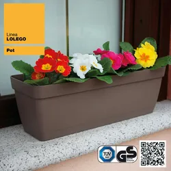 ArtPlast - Blumentopf 60 cm mit Wasserreservoir terrakotta