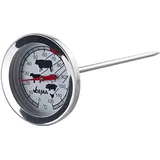 Dema - Fleischthermometer Grillthermometer Analog Edelstahl Messbereich 0-120 Grad