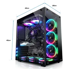 Kiebel Panorama Gaming-PC Intel Core i9-12900KF 2023 32 GB RAM 2 TB SSD GeForce RTX 4070 Win 11