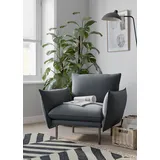 OTTO home Cocktailsessel Stine Polyester 96 x 86 x 86 cm Blau
