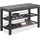 Relaxdays Schuhbank 82 x 50,5 x 33 cm anthrazit/schwarz