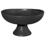Asa Selection Obstschale mit Fuß Grande NERO, Ø 33 cm, - Schwarz, - Steingut