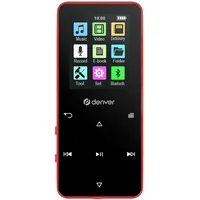 Denver MP-1830R RED - MP4 media player with built-in bluetooth and rechargeable battery - MP3-Afspiller... (8 GB), MP3 Player + Portable Audiogeräte, Rot