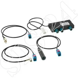 ACV Electronic Aktiver Antennensplitter Radio AM-FM/DAB-DAB+ incl. Adapter
