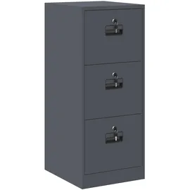 vidaXL Aktenschrank 44 x 50 x 106,5 cm Anthrazit