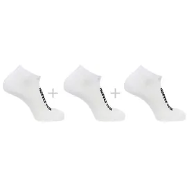 Salomon Everyday Low 3-Pack Sneakersocken Weiß 42-44