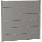 Biohort Sichtschutzelement 150 x 135 cm Quarzgrau Metall