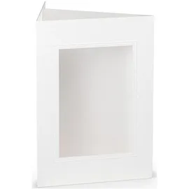 paperstate Passepartoutkarte B6 weiß