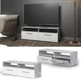 Vicco Lowboard Diego Fernsehschrank Sideboard TV Fernsehtisch Beton