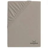 Sansibar Spannbettlaken Baumwolle-Elasthan 180 x 200 cm braun
